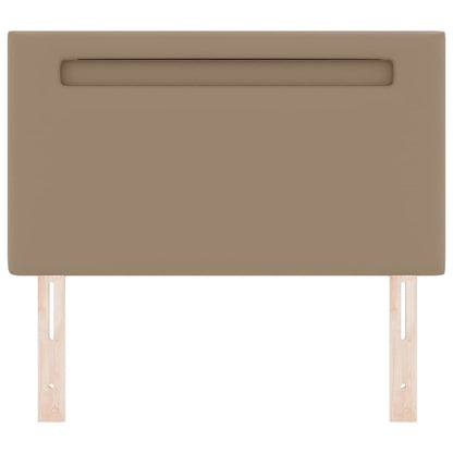 Cabeceira LED Cappuccino 90 cm Couro Sintético