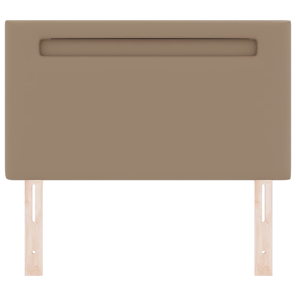 Cabeceira LED Cappuccino 100 cm Couro Sintético