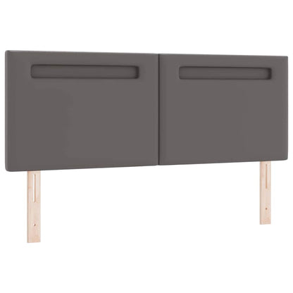 Cabeceira LED Cinzeto 160 cm Couro Sintético