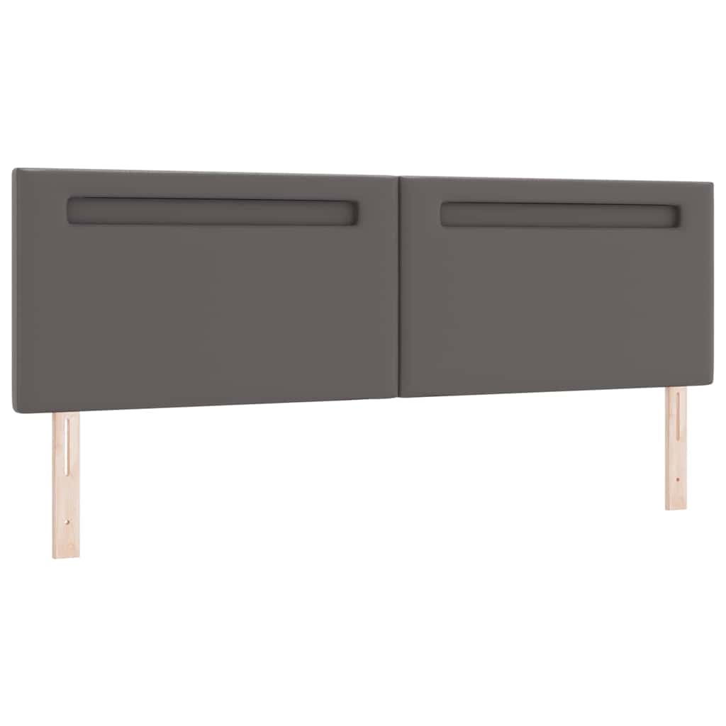 Cabeceira LED Cinzeto 180 cm Couro Sintético