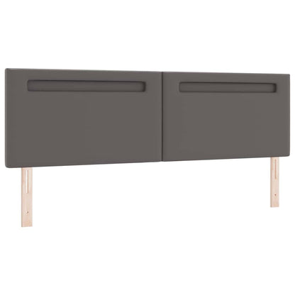 Cabeceira LED Cinzeto 180 cm Couro Sintético