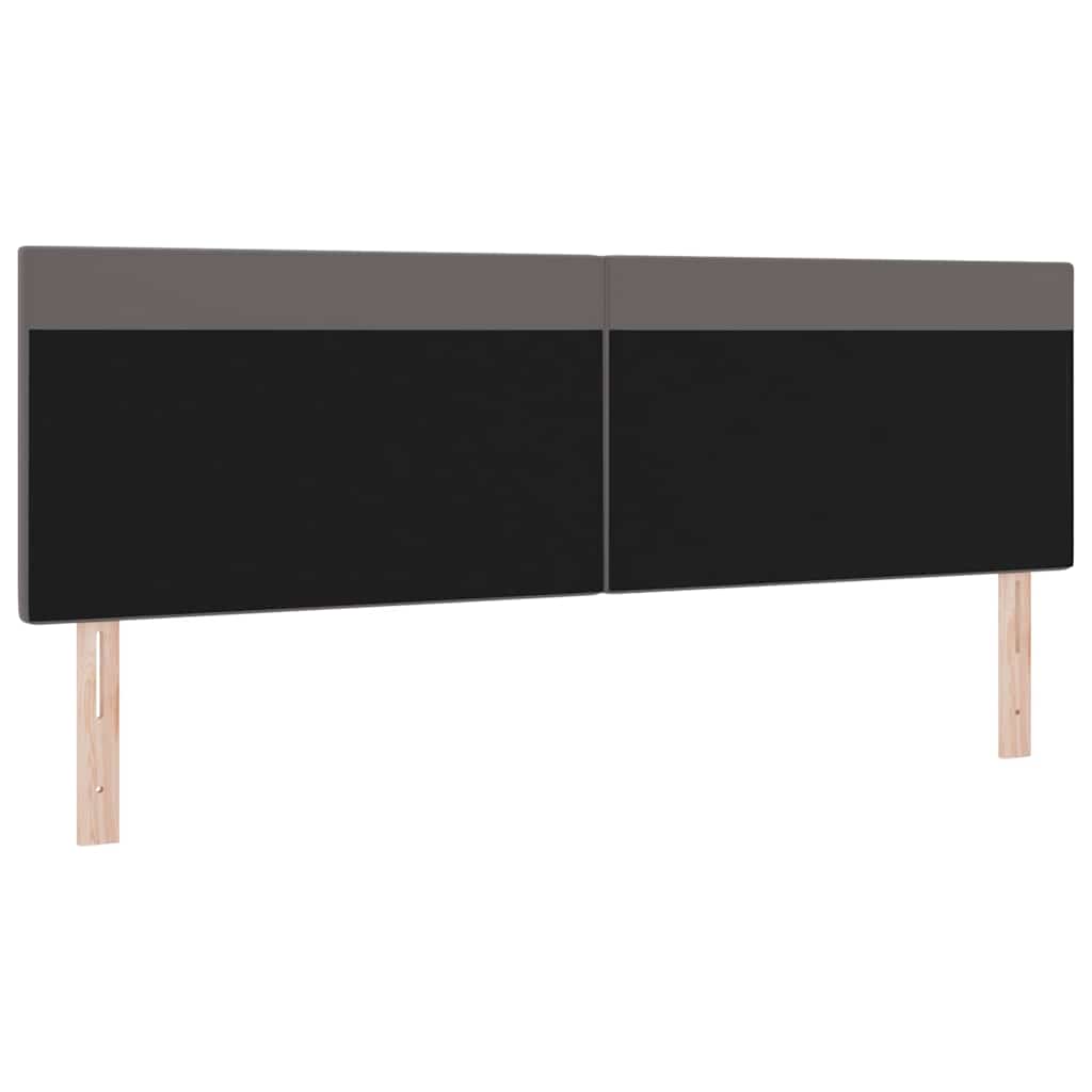 Cabeceira LED Cinzeto 180 cm Couro Sintético