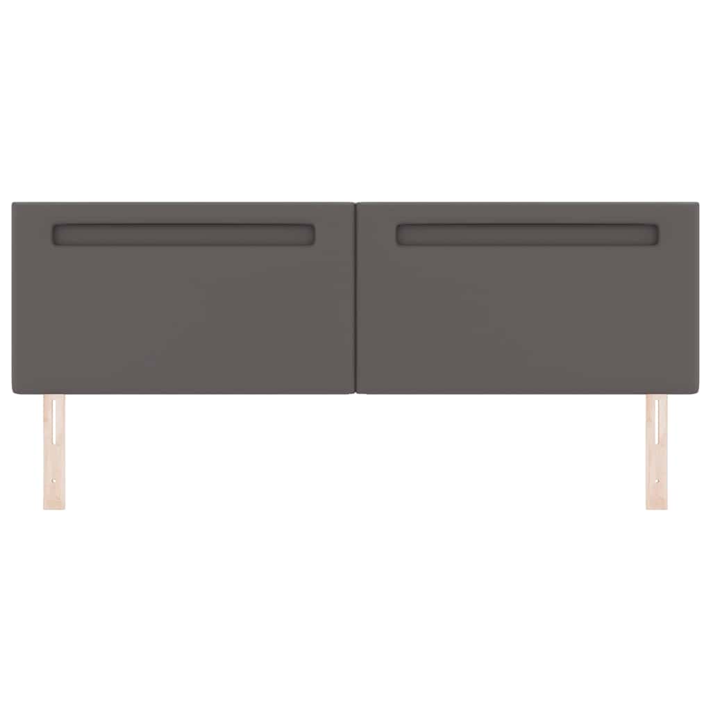 Cabeceira LED Cinzeto 180 cm Couro Sintético