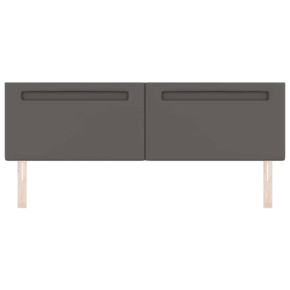 Cabeceira LED Cinzeto 180 cm Couro Sintético