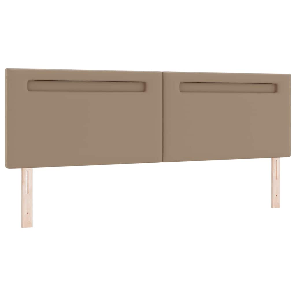 Cabeceira LED Cappuccino 180 cm Couro Sintético