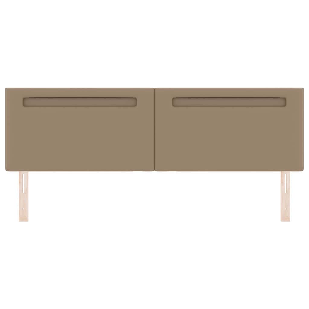 Cabeceira LED Cappuccino 180 cm Couro Sintético