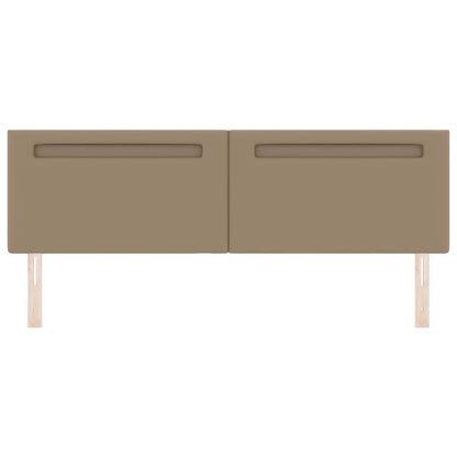 Cabeceira LED Cappuccino 180 cm Couro Sintético