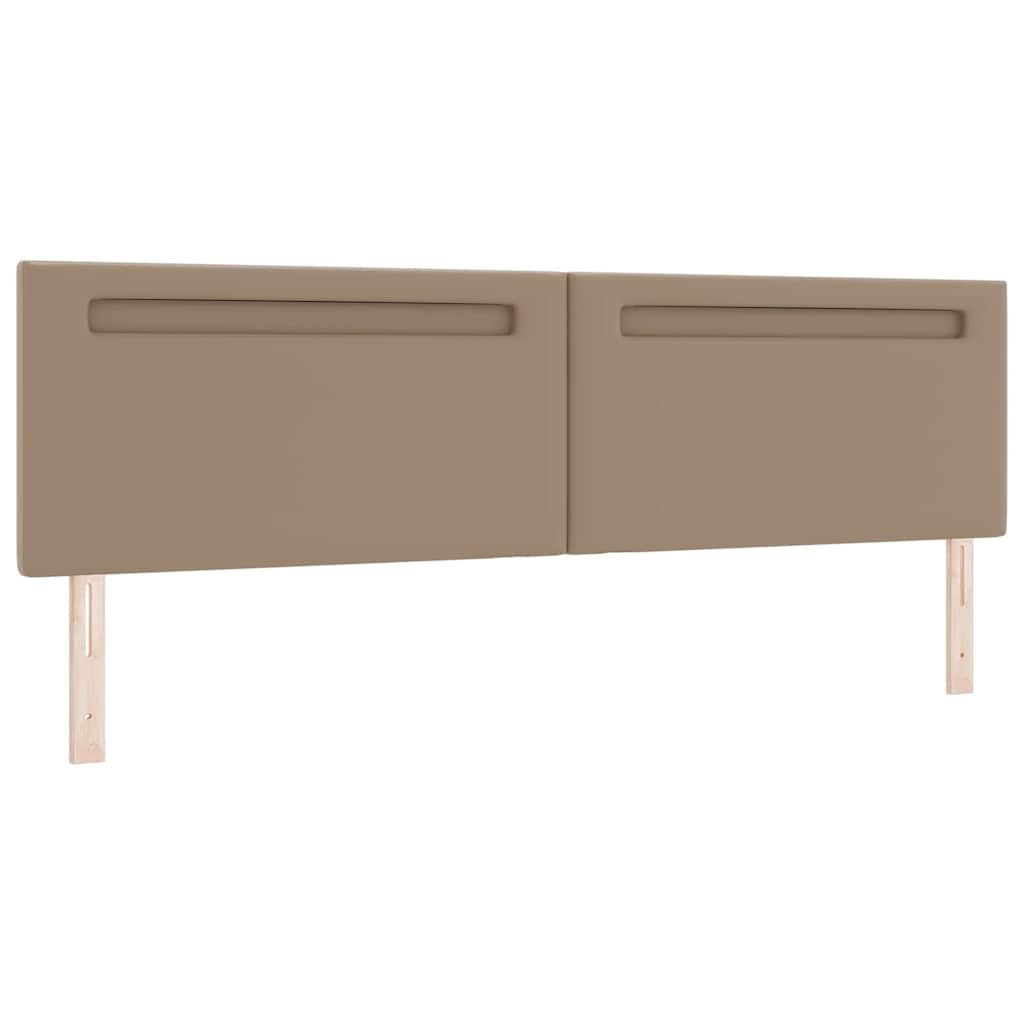 Cabeceira LED Cappuccino 200 cm Couro Sintético