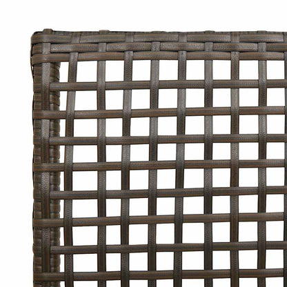 Cadeira de Jardim 2 pcs Castanho 53 x 60 x 85cm vime PE