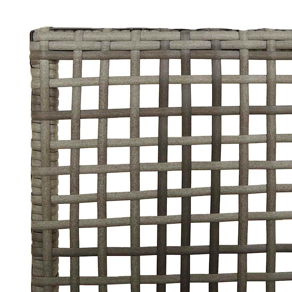 Cadeira de Jardim 2 pcs Cinzeto 53 x 60 x 85cm vime PE