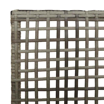 Cadeira de Jardim 2 pcs Cinzeto 53 x 60 x 85cm vime PE