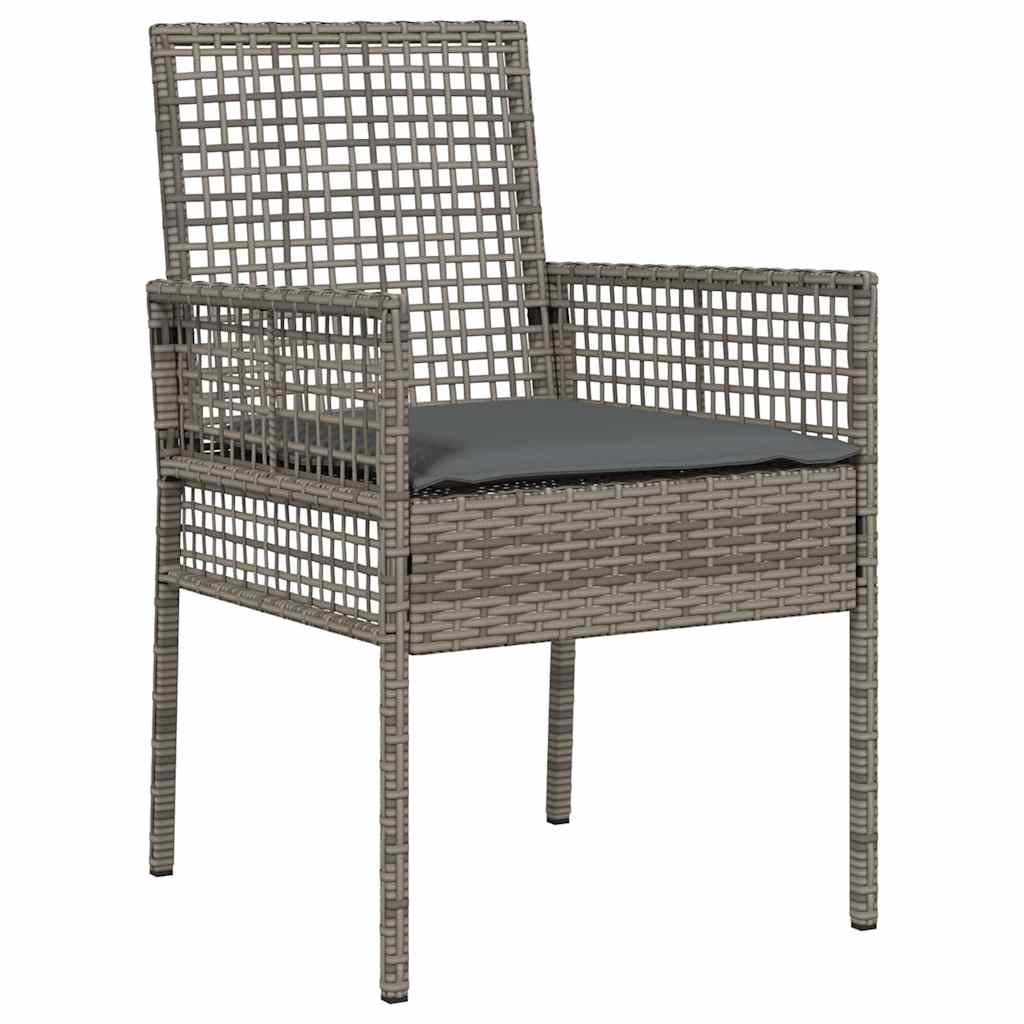 Cadeira de Jardim 2 pcs Cinzeto 53 x 60 x 85cm vime PE