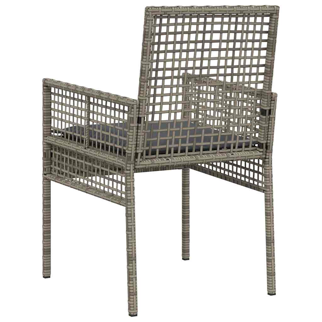 Cadeira de Jardim 2 pcs Cinzeto 53 x 60 x 85cm vime PE