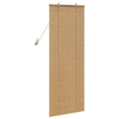 Persianas e Sombras de Janela Outros Manual Marrom Claro Bambu