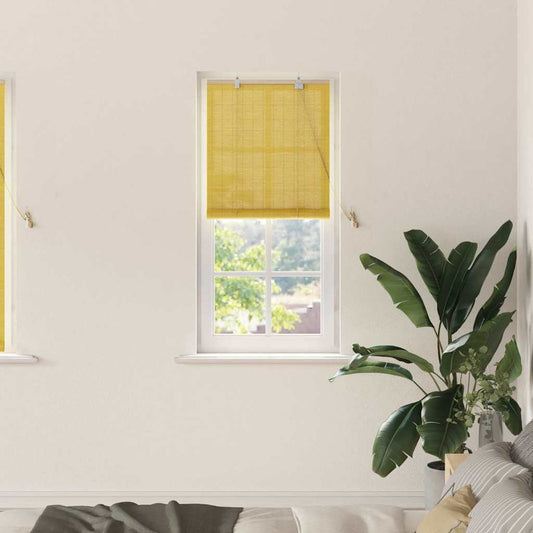 Persianas e Sombras de Janela Outros Manual Amarelo Bambu
