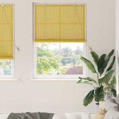Persianas e Sombras de Janela Outros Manual Amarelo Bambu