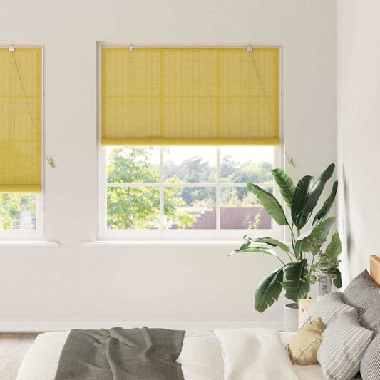 Persianas e Sombras de Janela Outros Manual Amarelo Bambu