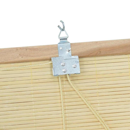 Estores de rolo com cortinas Manual Natura 90 x 160 cm Bambu