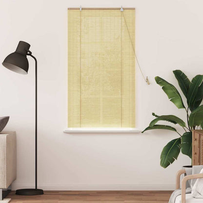 Estores de rolo com cortinas Manual Natura 90 x 160 cm Bambu