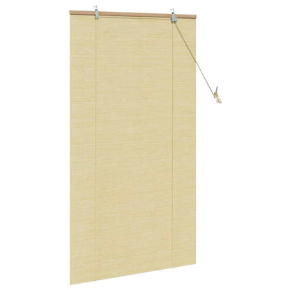 Estores de rolo com cortinas Manual Natura 90 x 160 cm Bambu