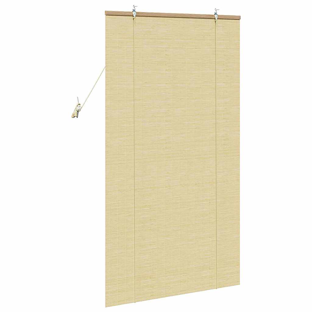 Estores de rolo com cortinas Manual Natura 90 x 160 cm Bambu