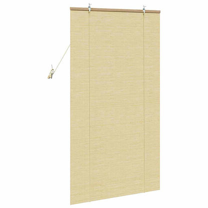 Estores de rolo com cortinas Manual Natura 90 x 160 cm Bambu