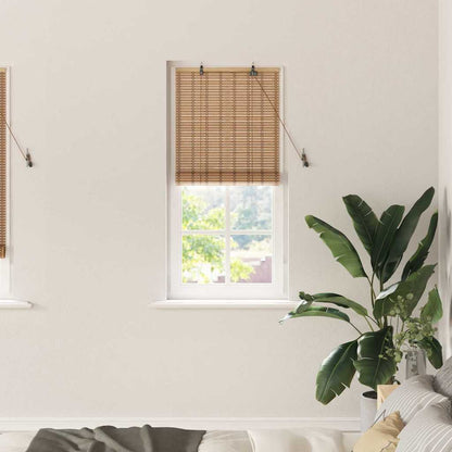 Estores de rolo Outros Manual Marrom Claro 60 x 220 cm Bambu