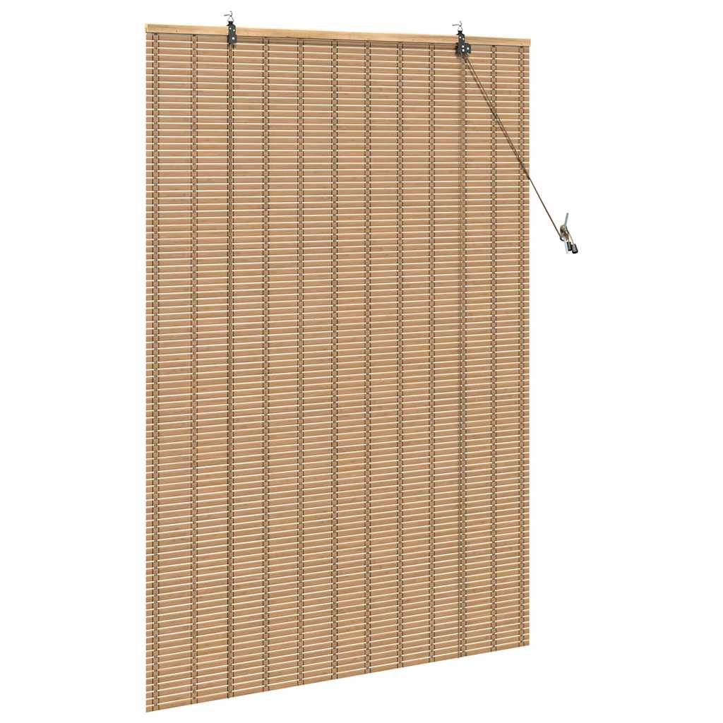 Estores de rolo Outros Manual Marrom Claro 120 x 160 cm Bambu