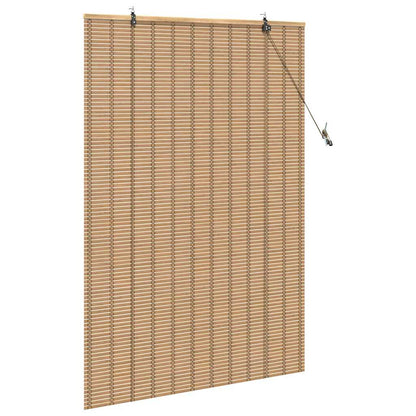 Estores de rolo Outros Manual Marrom Claro 120 x 160 cm Bambu