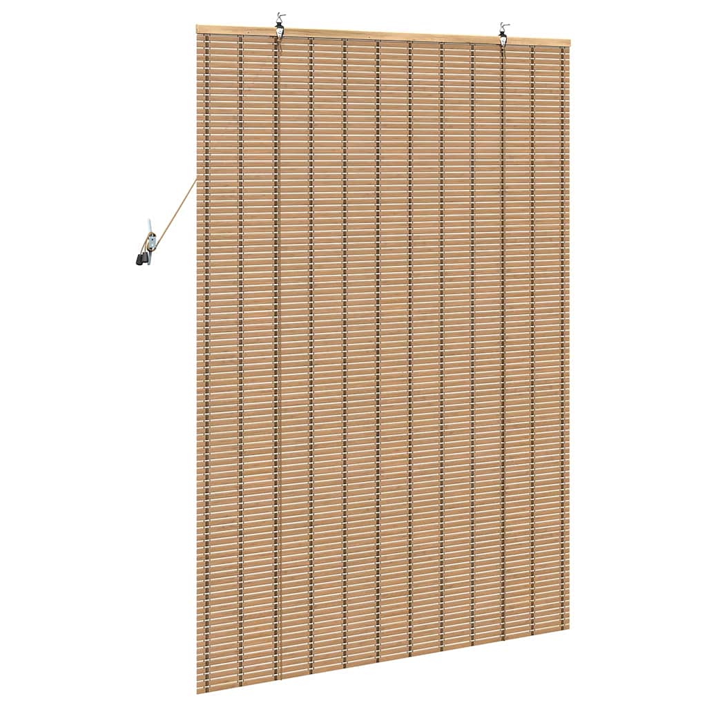 Estores de rolo Outros Manual Marrom Claro 120 x 160 cm Bambu