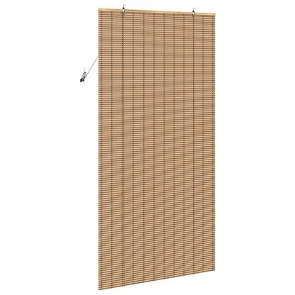 Estores de rolo com cortinas Manual Natura 120 x 220 cm Bambu