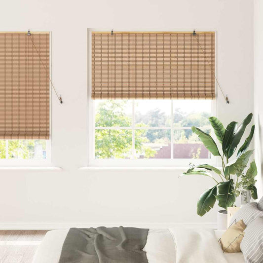Estores de rolo Outros Manual Marrom Claro 150 x 220 cm Bambu