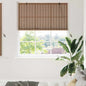 Persiana de Janela Geométrico Castanho 150 x 160 cm Bambu