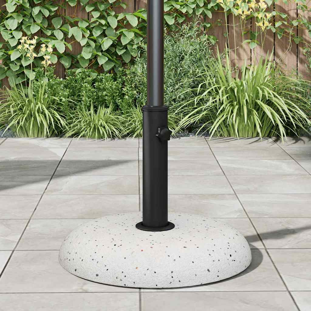 Base para chapéu de sol Branco e Preto 45 x 45 x 40 cm