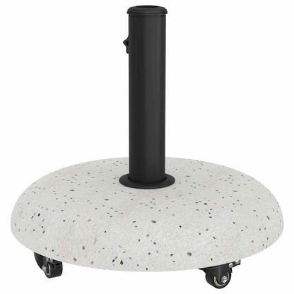 Base para chapéu de sol Branco e Preto 45 x 45 x 40 cm
