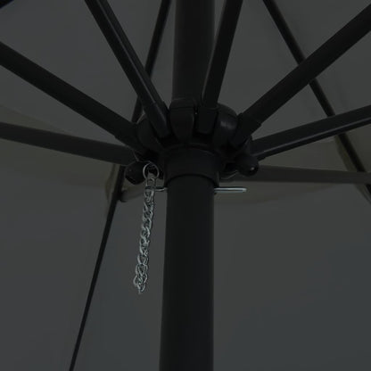 Guarda-sol de Jardim Antracite 395 x 395 x 245 cm