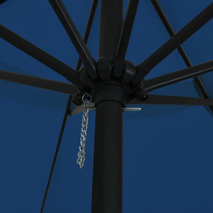 Guarda-sol de Jardim Azul Azur 395 x 395 x 245 cm