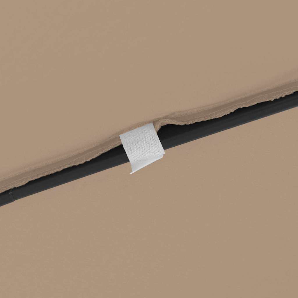 Guarda-sol de Jardim Cinzento-acastanhado 295 x 295 x 245 cm