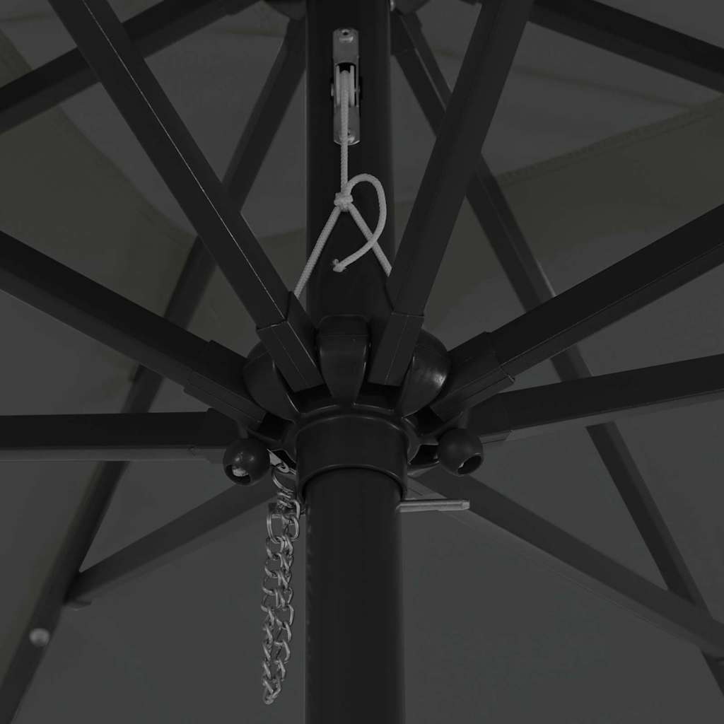 Guarda-sol de Jardim Antracite 295 x 295 x 245 cm