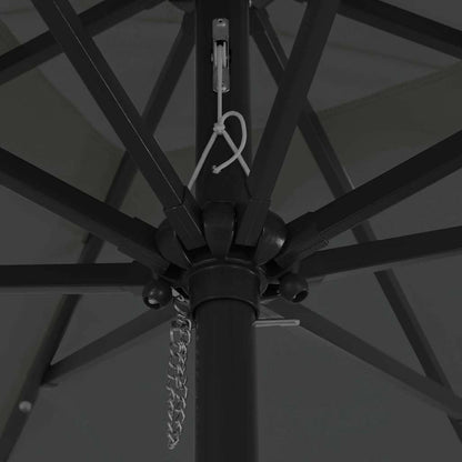 Guarda-sol de Jardim Antracite 295 x 295 x 245 cm