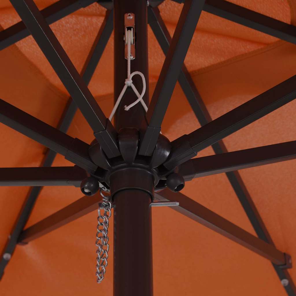 Guarda-sol de Jardim Terracota 295 x 295 x 245 cm