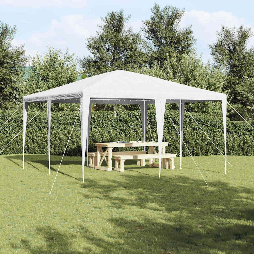 Tenda de Festa Branco 400 x 400 x 266 cm Polietileno e Aço