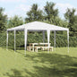 Tenda de Festa Branco 400 x 400 x 266 cm Polietileno e Aço