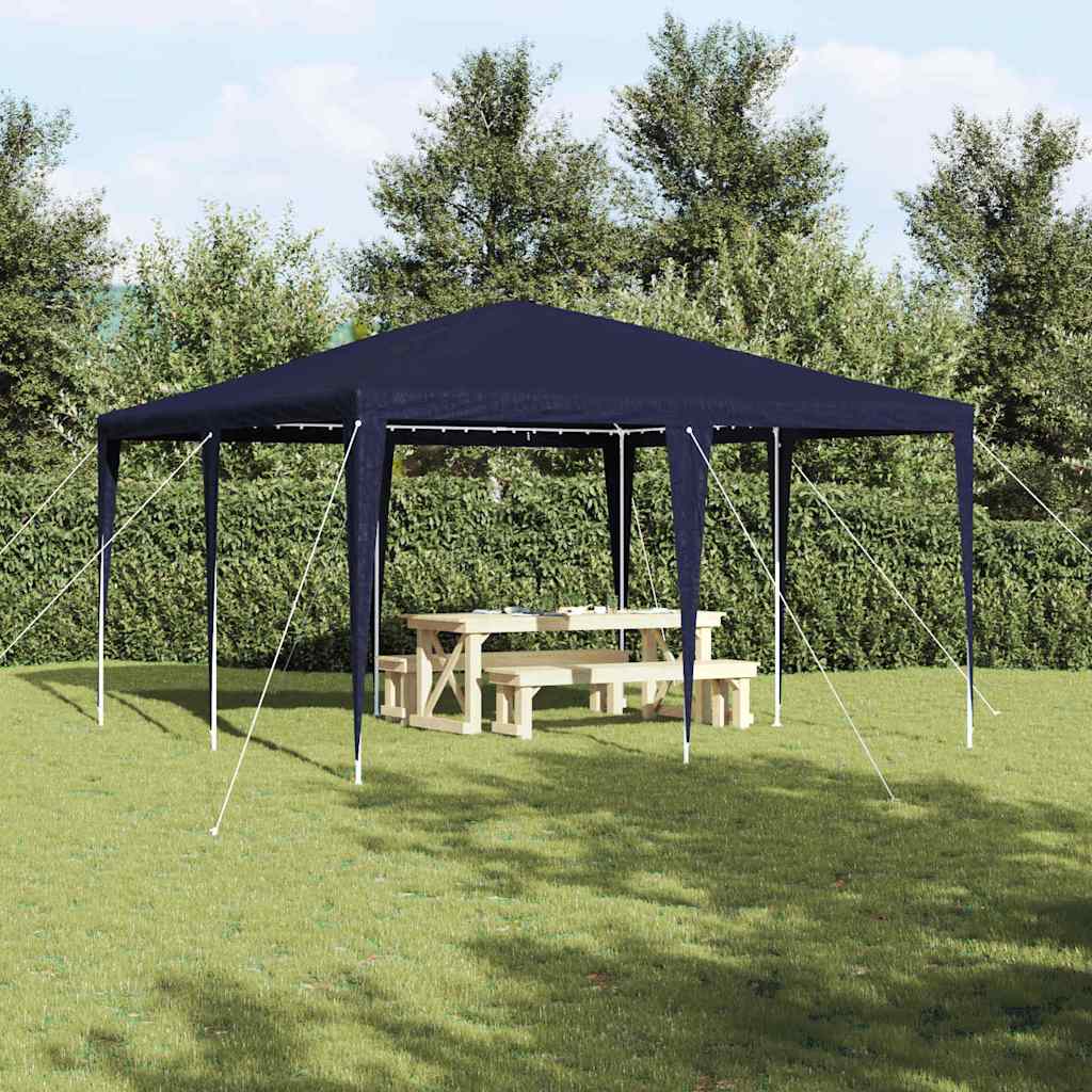 Tenda de Festa Azul 400 x 400 x 266 cm Polietileno e Aço
