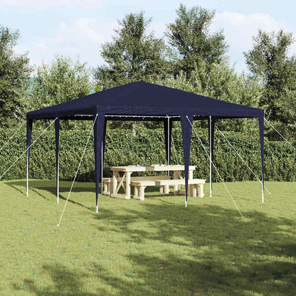 Tenda de Festa Azul 400 x 400 x 266 cm Polietileno e Aço