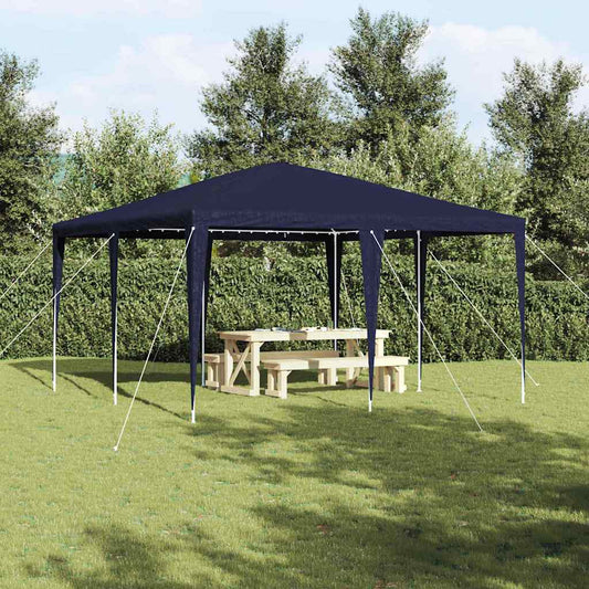 Tenda de Festa Azul 400 x 400 x 266 cm Polietileno e Aço