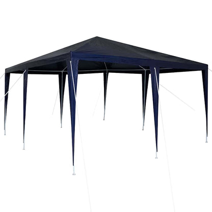Tenda de Festa Azul 400 x 400 x 266 cm Polietileno e Aço