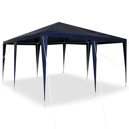 Tenda de Festa Azul 400 x 400 x 266 cm Polietileno e Aço