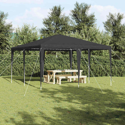 Tenda de Festa Antracite 400 x 400 x 266 cm Polietileno e Aço