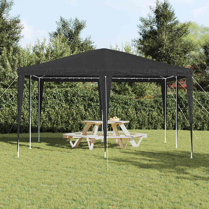 Tenda de Festa Antracite 400 x 400 x 266 cm Polietileno e Aço